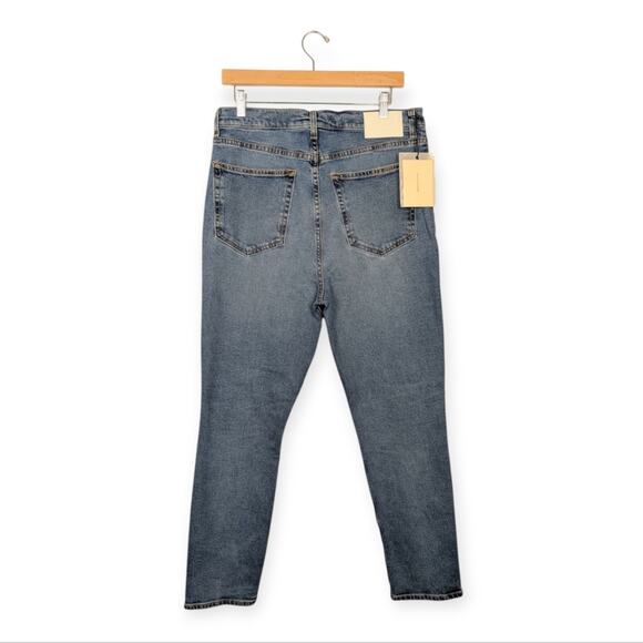 NWT GRLFRND Piper Super High Rise Stretch Slim Cropped Jeans Size 31 - Picture 2 of 10